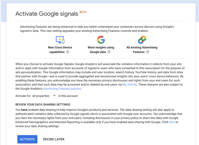 Google Signals and Cross-Device Reporting – Radon Media Blog