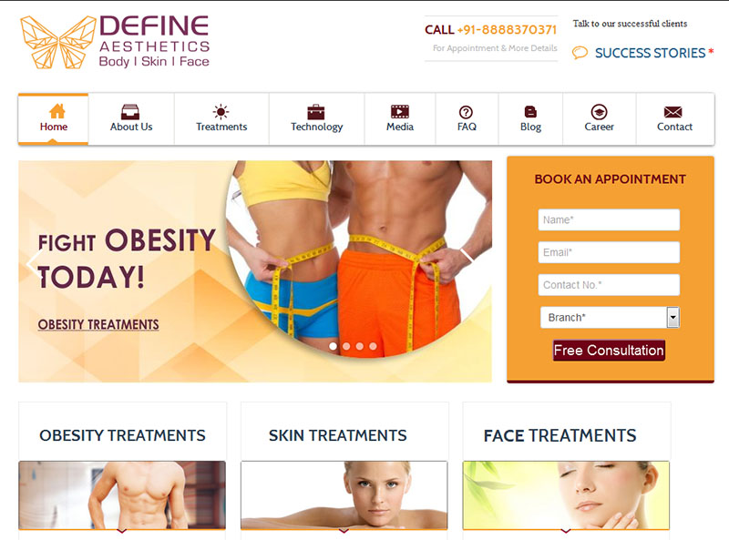 SEO Case Study - Define Aesthetics